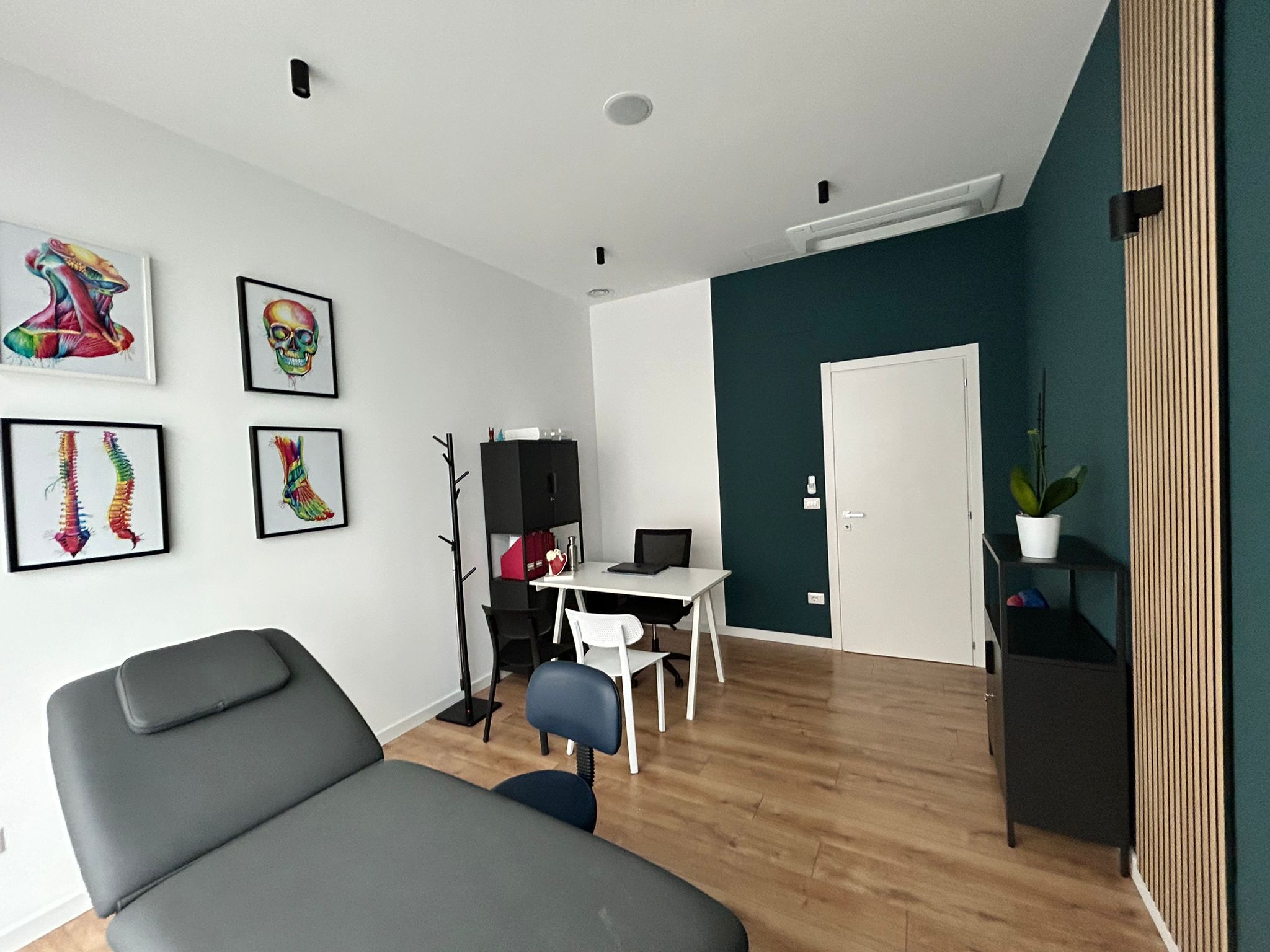 Sala valutazione fisioterapica presso Eurehab Roma EUR
